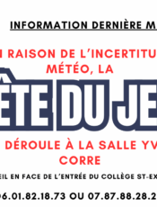 Fête du jeu AUJOURD’HUI !