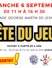 Fête du jeu 2026  ! 6 septembre